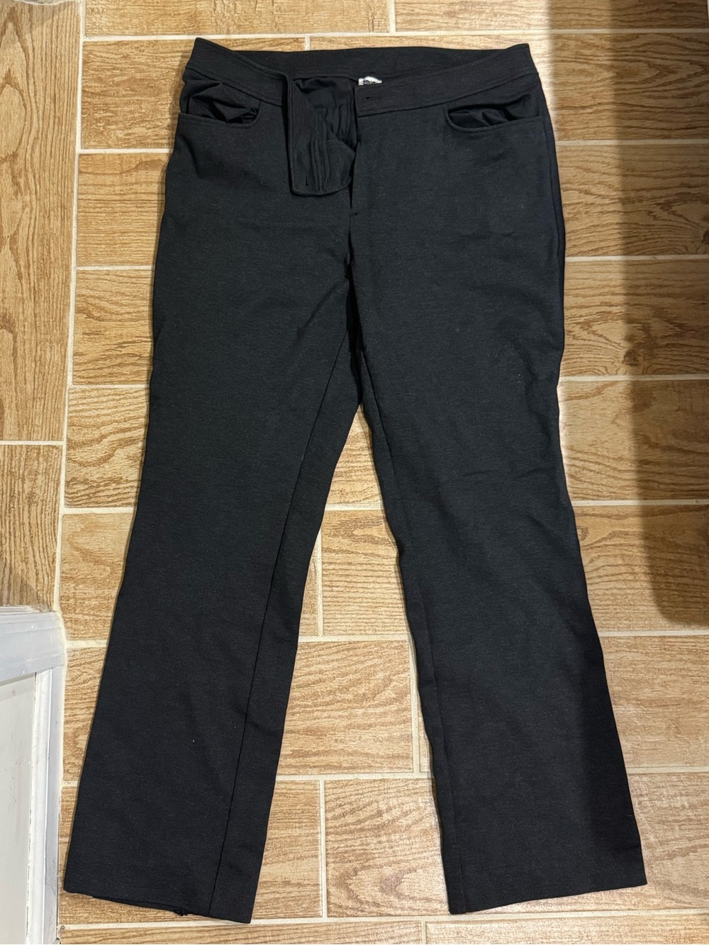 Anne Klein dark gray dress pants